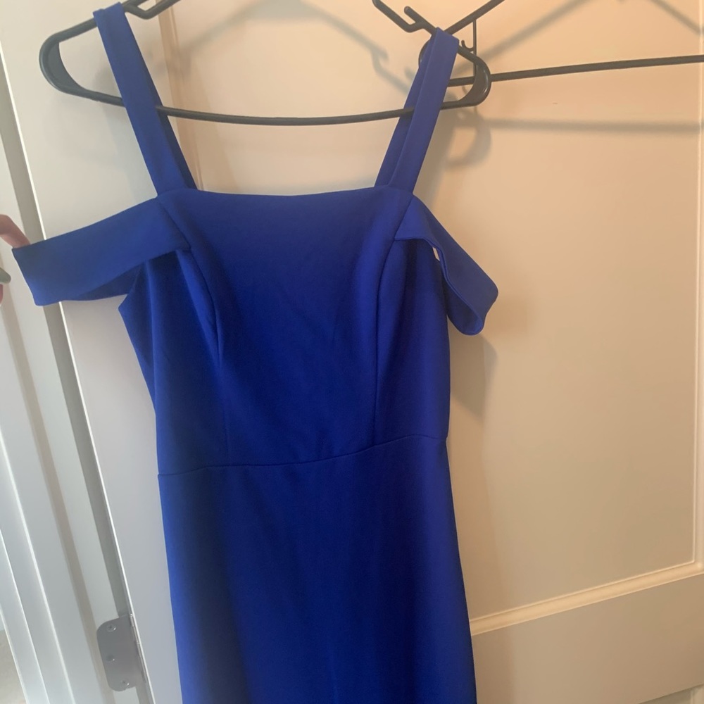 Blue cocktail dress